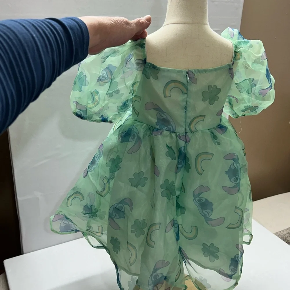 Disney Stitch Mint Green Dress - Picture 6 of 7